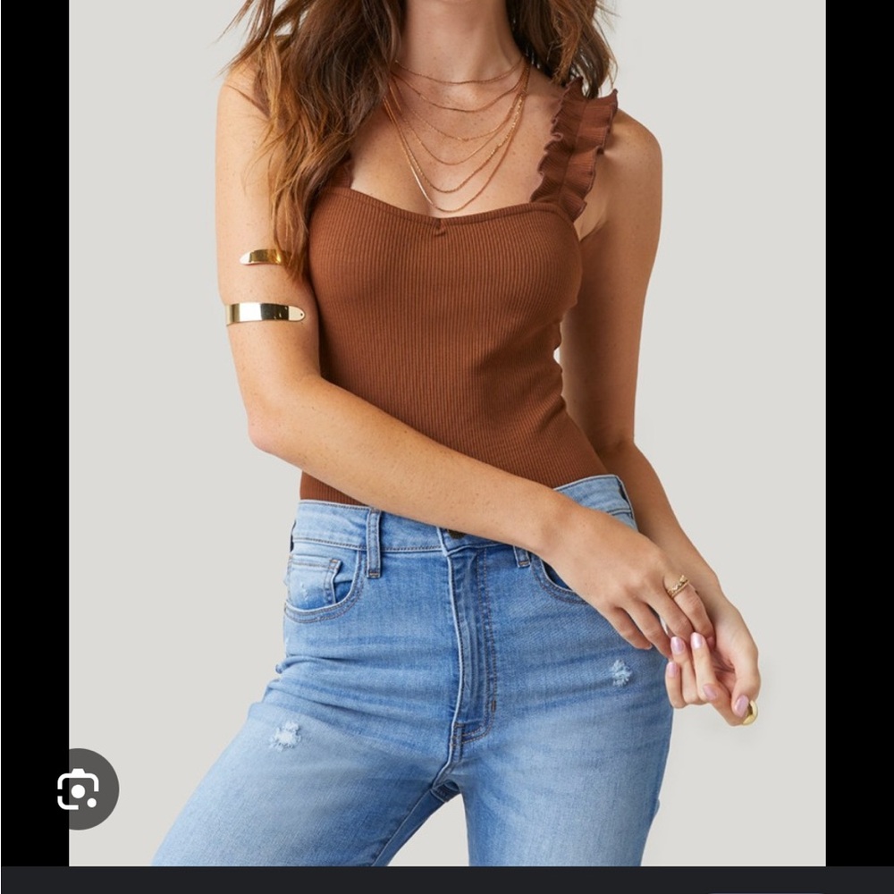 Charlotte Avery Ruffle Bodysuit